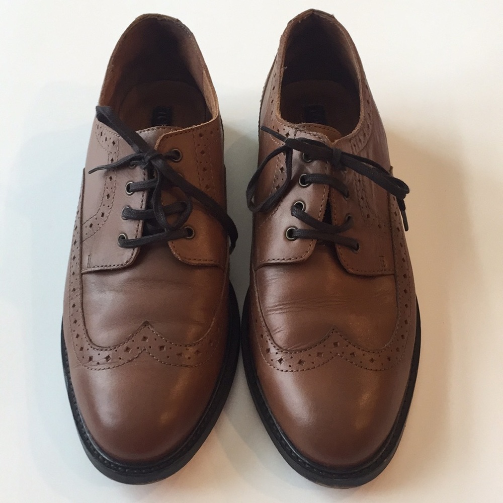 TOP SHOP Brown Women’s Leather Brogues size 40